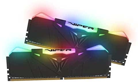 Patriot Viper RGB Series 32GB (2 x 16GB) 3600MHz kit w/Black heatshield