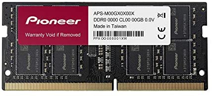Pioneer DDR4 8GB(1 X 8) 2666MHz (PC4-21300) CL19 1.2V 260-Pin Laptop Memory SODIMM
