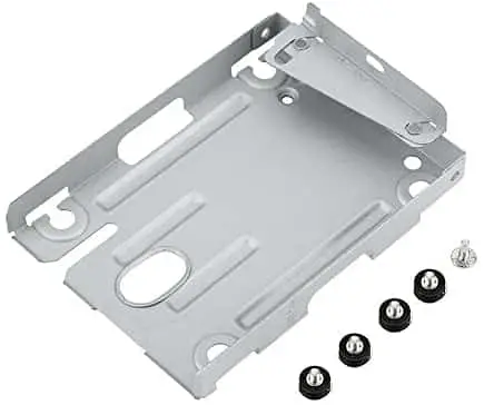 Playstation 3 Super Slim Hard Drive Bracket, 2.5″ Hard Disk Drive Mounting Kit Bracket for PS3 CECH-400X, HDD Hard Disk Drive Holder Adapter with Screws