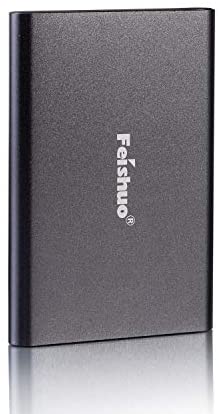Portable External Hard Drive USB3.0 SATA HDD Storage (160G, Gray)