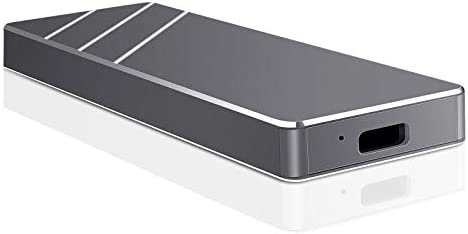 Portable External Hard Drive Ultra Slim Portable Hard Drive External HDD Compatible with Mac, Laptop, PC (Black,1TB)