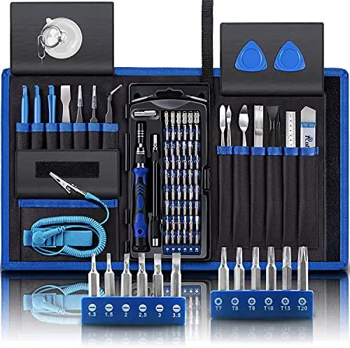 Precision Computer Repair Tool Kit, Professional Electronic Screwdriver Set, with a Small Torx Screwdriver, Suitable for Laptop, MacBook, iMac, PC, Cell Phone, iPhone and Other Electronics Maintenance