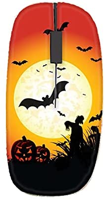 Print with Halloween 1 Fashionable Hard Abs Children Compatible for Bluetooth Mouse