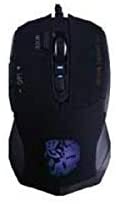 ProHT Gaming USB Mouse (07245), Wired Optical Mouse w/Ergonomic Design for Mac/PC/Laptop/Desktop, Adjustable DPI Switch 1000/1600/2000/2400DPI, Black
