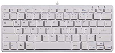 R-Go Compact Keyboard, QWERTZ (DE), White, Wired