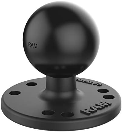 RAM Mounts Round Plate with Ball RAM-202U with C Size 1.5″ Ball