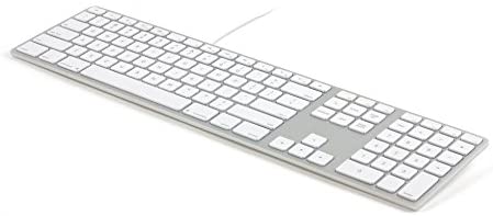 RGB Backlit Wired Aluminum Keyboard for Mac – Silver