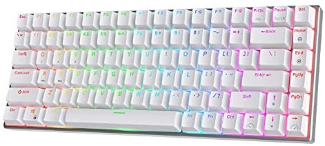 RK ROYAL KLUDGE RK84 Pro 80% RGB Triple Mode BT5.0/2.4G/Wired Hot-Swappable Mechanical Keyboard, 84 Keys Wireless Bluetooth Gaming Keyboard with Aluminum Frame, Tactile Brown Switch