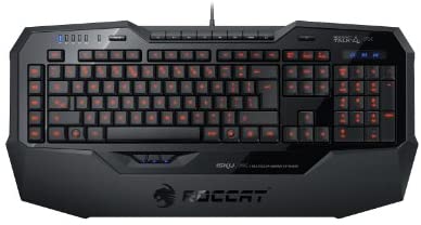 ROCCAT ISKU FX Multicolor Key Illuminated Gaming Keyboard, Black