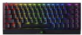 Razer BlackWidow V3 Mini Hyperspeed 65% Wireless Mechanical Gaming Keyboard + Phantom Keyboard Upgrade Set Bundle: Green Mechanical Switches – Tactile & Clicky – White