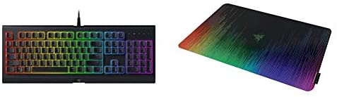 Razer Cynosa Chroma Gaming Keyboard & Sphex V2 Gaming Mouse Pad: Ultra-Thin Form Factor – Optimized Gaming Surface – Polycarbonate Finish