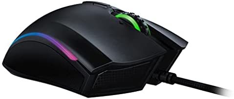 Razer Mamba Elite: 5G True 16,000 DPI Optical Sensor – 9 Programmable Buttons – Ergonomic Form Factory – Powered Razer Chroma – Esports Gaming Mouse