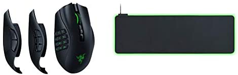 Razer Naga Pro Wireless Gaming Mouse + Goliathus Extended Chroma Gaming Mousepad Bundle