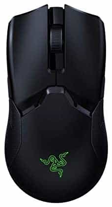 Razer Viper Ultimate Lightest Wireless Gaming Mouse: Fastest Gaming Switches – 20K DPI Optical Sensor – Chroma Lighting – 8 Programmable Buttons – 70 Hr Battery – Classic Black (Renewed)