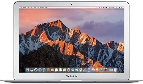(Renewed) Apple MacBook Air MJVM2LL/A 11.6 Inch Laptop (Intel Core i5 Dual-Core 1.6GHz up to 2.7GHz, 4GB RAM, 128GB SSD, Wi-Fi, Bluetooth 4.0, Integrated Intel HD Graphics 6000, Mac OS)