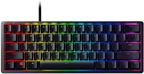 (Renewed) Razer Huntsman Mini 60% Gaming Keyboard: Clicky Optical Switches RZ-03-03390100 – Black