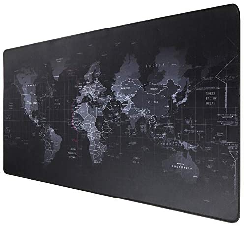 Ruifengsheng Extended Gaming Mouse Pad XXL Mouse Mat Large Mouse Pad Non-Slip Professional Precision Tracking Surface (35.4″ x 15.7″) 90×40 (90×40 R11)