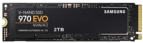 SAMSUNG 970 EVO SSD 2TB – M.2 NVMe Interface Internal Solid State Drive with V-NAND Technology (MZ-V7E2T0BW)