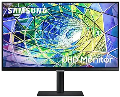 SAMSUNG S80A Series 27-Inch 4K UHD (3840×2160) Computer Monitor, IPS Panel, USB-C, HDR10 (1 Billion Colors), Height Adjustable Stand, TUV-Certified Intelligent Eye Care (LS27A800UJNXGO)