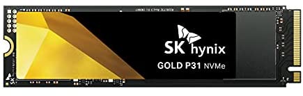 SK hynix Gold P31 500GB PCIe NVMe Gen3 M.2 2280 Internal SSD | Up to 3500MB/S | Compact M.2 SSD Form Factor SK hynix SSD | Internal Solid State Drive with 128-Layer NAND Flash