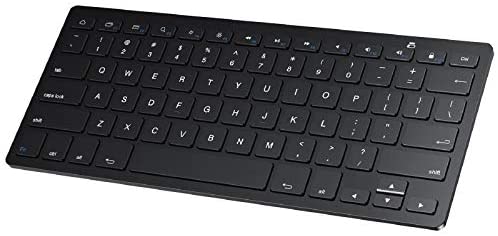 SPARIN Tablet Keyboard for Galaxy Tab S7 FE/Tab S7 Plus/Tab S7, Bluetooth Keyboard for Galaxy Tab A7 Lite/Tab A7 / Tab S6 Lite/Tab S6 and Other Bluetooth Enabled Tablets and Phones, Black