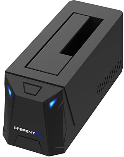 Sabrent USB 3.0 to SATA External Hard Drive Docking Station for 2.5″ or 3.5″‘ HDD, SSD [Support UASP] (EC-UBLB)