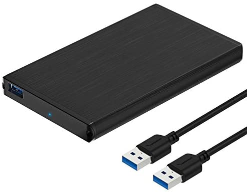 Sabrent [Upgraded Version Support UASP] Ultra Slim USB 3.0 to 2.5-Inch SATA External Aluminum Hard Drive Enclosure [Black] (EC-UK30)