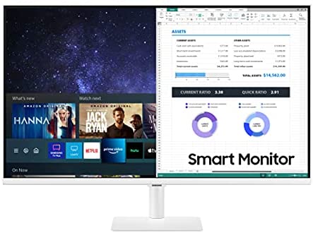 Samsung 27-Inch Class Monitor M5 Series – FHD Smart Monitor and Streaming TV (LS27AM501NNXZA, 2021 Model)
