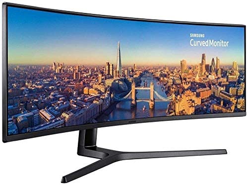 Samsung LC49J890DKNXZA 49″ C49J890DKN 3840×1080 Super Ultra-Wide Monitor with USB-C for Business (Renewed)