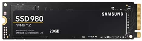 Samsung (MZ-V8V250B/AM) 980 SSD 250GB – M.2 NVMe Interface Internal Solid State Drive with V-NAND Technology