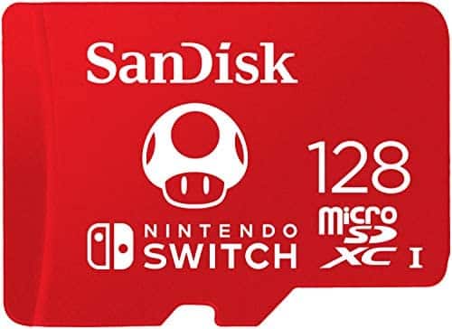 SanDisk 128GB microSDXC Card, Licensed for Nintendo Switch – SDSQXAO-128G-GNCZN