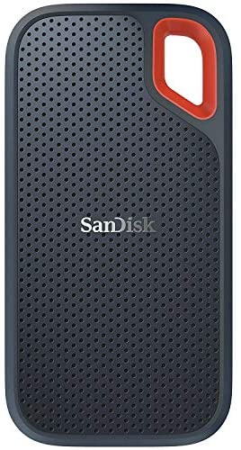 SanDisk 250GB Extreme Portable External SSD – Up to 550MB/s – USB-C, USB 3.1 – SDSSDE60-250G-G25