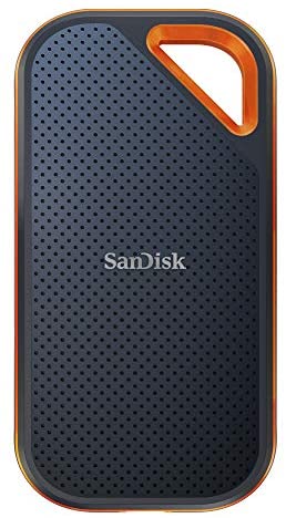 SanDisk 500GB Extreme PRO Portable External SSD – Up to 1050MB/s – USB-C, USB 3.1 – SDSSDE80-500G-A25,Aluminum Enclosure–Transfer Speed Up to 1050MB/s