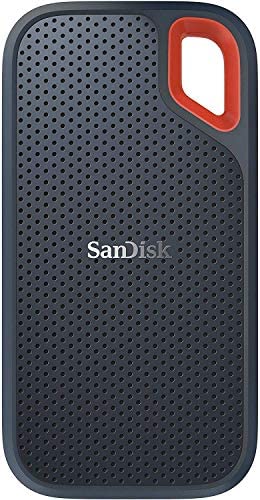 SanDisk 500GB Extreme Portable External SSD – Up to 550MB/s – USB-C, USB 3.1 – SDSSDE60-500G-G25