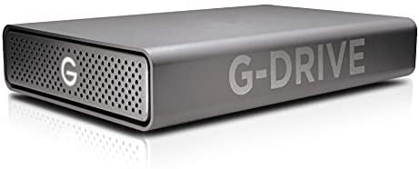 SanDisk Professional 6TB G-DRIVE Enterprise-Class Desktop Hard Drive HDD, Ultrastar Drive Inside, Up to 195MB/s, USB-C (5Gbps), USB 3.2 Gen 1 – SDPH91G-006T-NBAAD