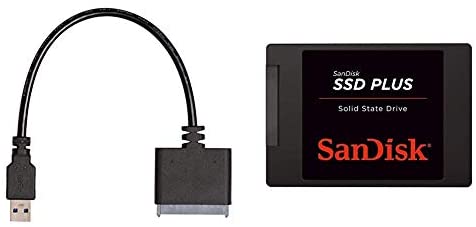 SanDisk SSD Notebook Upgrade Kit – SDSSD-UPG-G25 with 1TB Internal SSD – SATA III 6 Gb/s, 2.5″/7mm – SDSSDA-1T00-G26