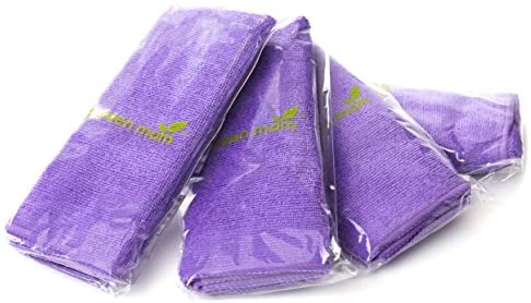 Screen Mom Screen Cleaning Purple Microfiber Cloths (4-Pack) – Best for LED, LCD, TV, iPad, Tablets, Computer Monitor, Flatscreen