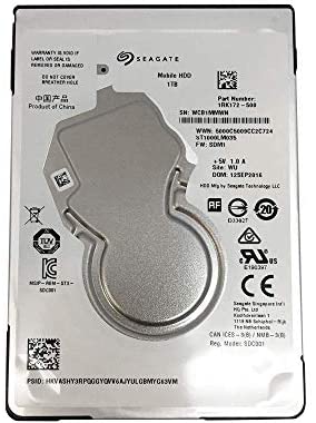 Seagate 1TB 5400RPM 128MB Cache 7MM SATA 6Gb/s 2.5inch Internal Gaming Hard Drive (for PS3/PS4 HDD Upgrade) (Renewed)