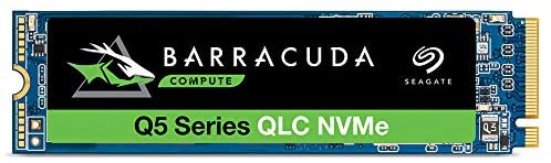 Seagate Barracuda Q5 1TB Internal SSD – M.2 NVMe PCIe Gen3 ×4, 3D QLC for Desktop or Laptop, 1-Year Rescue Services (ZP1000CV3A001)