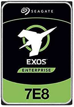 Seagate Exos 7E8 2TB Internal Hard Drive Enterprise HDD – CMR 3.5 Inch 512E SATA 6Gb/s 7200 RPM 256MB Cache for Enterprise, Data Center – Frustration Free Packaging (ST2000NM000A)