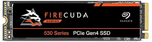 Seagate FireCuda 530 2TB Internal Solid State Drive – M.2 PCIe Gen4 ×4 NVMe 1.4, Transfer speeds up to 7300 MB/s, 3D TLC NAND, 2550 TBW, 1.8M MTBF, and 3-Year Rescue Services (ZP2000GM3A013)