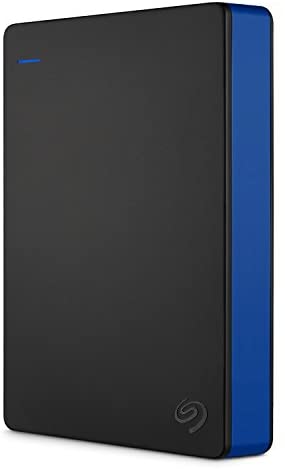 Seagate Game Drive 4TB External Hard Drive Portable HDD – Compatible With PS4 (STGD4000400) blue
