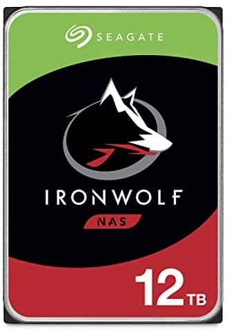 Seagate IronWolf 12TB NAS Internal Hard Drive HDD – 3.5 Inch SATA 6Gb/s 7200 RPM 256MB Cache for RAID Network Attached Storage – Frustration Free Packaging (ST12000VN0008)