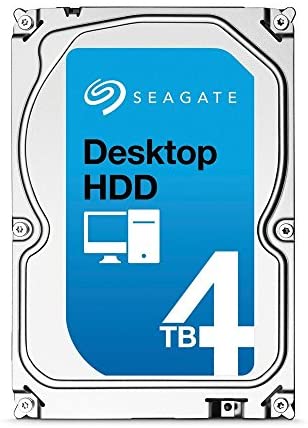 Seagate SATA 6Gb/s 3.5-Inch 4TB Desktop HDD (ST4000DM000) (Renewed)
