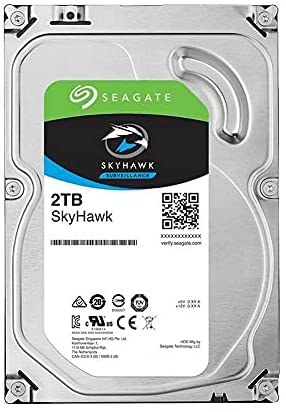 Seagate ST2000VX015 3.5 in. 256 MB & 2TB Skyhawk Lite Surveillance Internal Hard Drive HDD