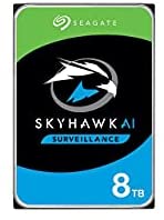 Seagate Skyhawk AI 8TB Video Internal Hard Drive HDD – 3.5 Inch SATA 6Gb/s 256MB Cache for DVR NVR Security Camera System with in-House Rescue Services (ST8000VE001)