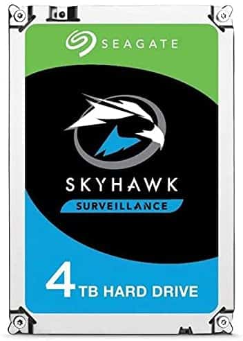 Seagate Skyhawk ST4000VX013 4 TB Hard Drive – 3.5″ Internal – SATA (SATA/600) – Network Video Recorder, Video Surveillance System Device Supported