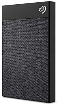 Seagate Ultra Touch HDD 1TB External Hard Drive – Black USB-C USB 3.0, 1-year Mylio Create, 4 months Adobe Creative Cloud Photography plan and Rescue Services (STHH1000400)