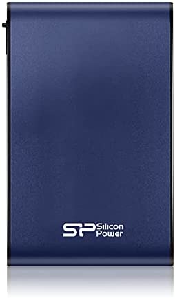 Silicon Power 1TB Rugged Portable External Hard Drive Armor A80, Waterproof USB 3.0 for PC, Mac, Xbox and PS4, Blue