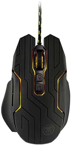 Snakebyte Pro Optical Gaming Mouse for The Best Results By Casual And Pro Players – Ergonomic Wired Professional USB Gaming Mouse for PC or Console Gamer with reprogrammable 7 Color LED, SB909689